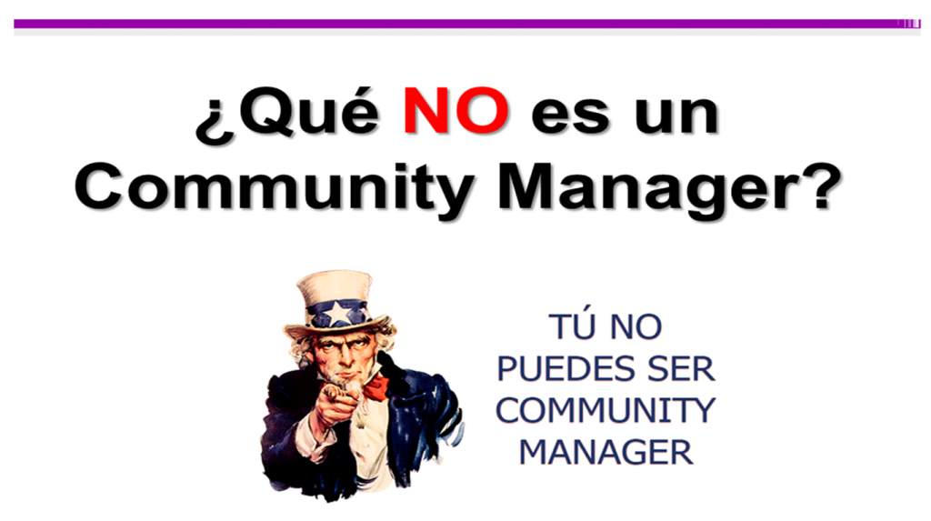 no community manager